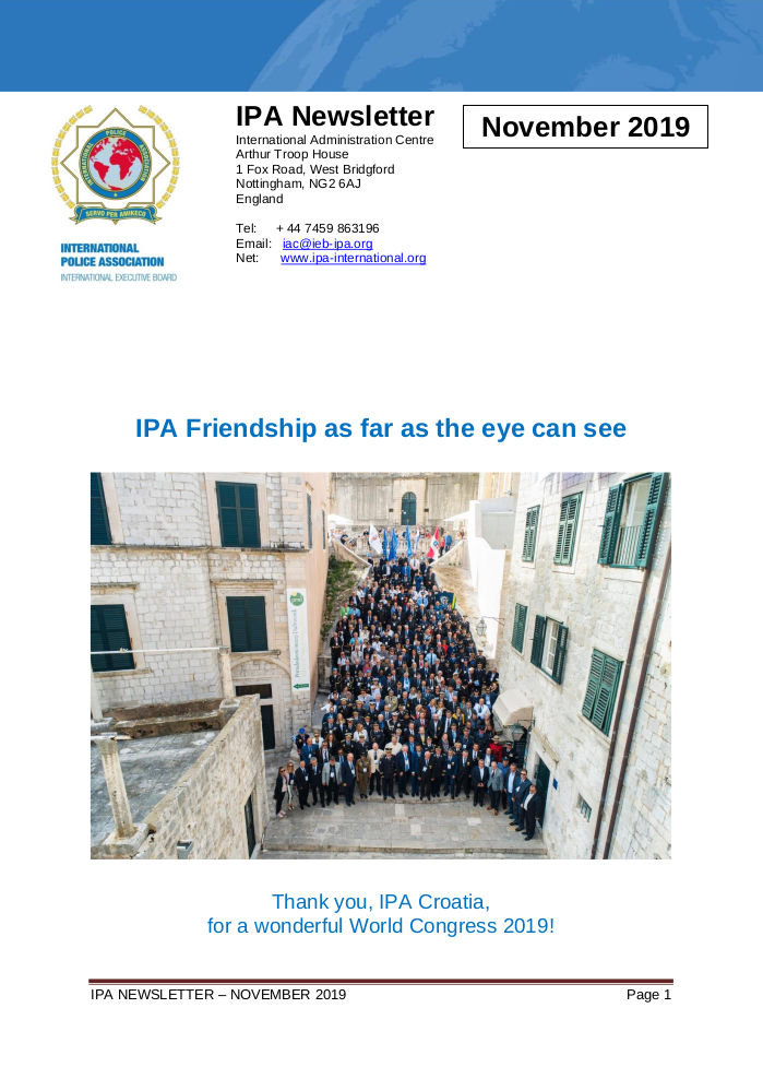 IPA NL Nov 2019 copy